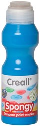 Creall rotulador pintura azul - Spongy 70ml pintura infantil botella ergonómica