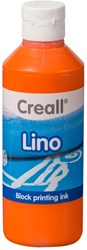Creall lino pintura para impresión en bloque naranja 250ml - pintura creativa para niños