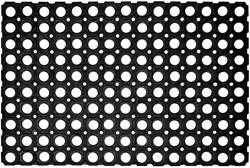 Hamat felpudo anillo de goma 40x60 cm negro alfombra atrapa suciedad