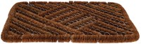 Hamat felpudo exterior fibra de coco alfombra atrapa-suciedad 39x59 cm marrón-3