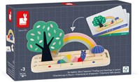 Janod juguete educativo - Encuentra tu lugar en el jardín - juego de orientación espacial-3