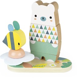 Janod juguete apilable Pure oso - figura apilable de madera