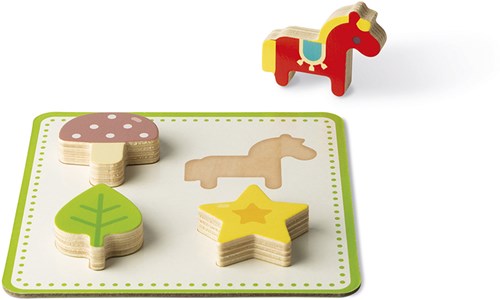 Janod juego educativo de madera - juego de memoria táctil para niños-3