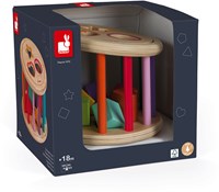 Janod caja de formas de madera - juguete educativo formas y colores-2