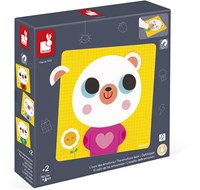 Janod juego magnético emociones juguete educativo con 30 imanes y 7 cartas