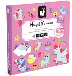 Janod Magneti Stories - Set Magnético Unicornio - Juguete Creativo