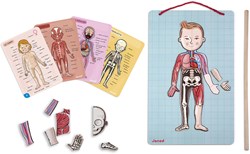 Janod Juego Magnético Cuerpo Humano - Juguete Educativo Biología Anatomía