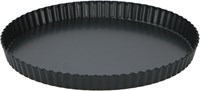 Alpina molde para quiche con base extraíble Ø28 x 3,5 cm negro