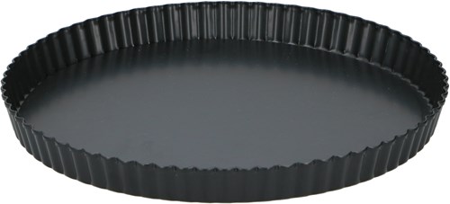 Alpina molde para quiche con base extraíble Ø28 x 3,5 cm negro