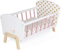 Janod Candy Chic - Cama para muñecas