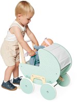 Janod Zen - Cochecito de madera para muñecas hasta 42 cm, desde 18 meses-3