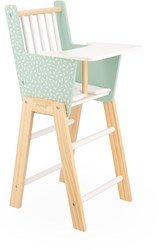 Janod trona Zen para muñecas - silla alta de madera para muñecas hasta 42 cm