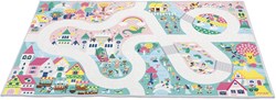 Janod alfombra de juego - reino encantado - alfombra antideslizante niños