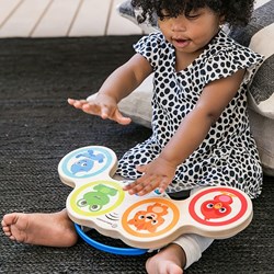 Baby Einstein Magic Touch Drums instrumento musical de madera para niños