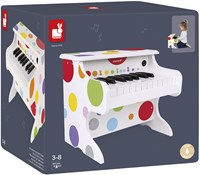 Janod Confetti - Teclado electrónico de madera para niños - 18 teclas - Juguete musical-2