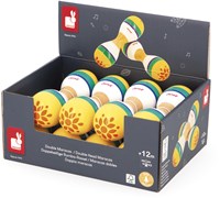 Janod Gioia - Maracas Dobles - Juguete Musical Madera Niños