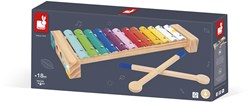 Janod xilófono de madera Gioia - instrumento musical para niños