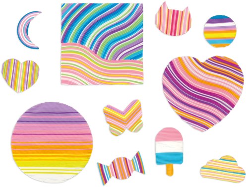 Janod set creativo - Crear decoraciones scoubidou para niños-3