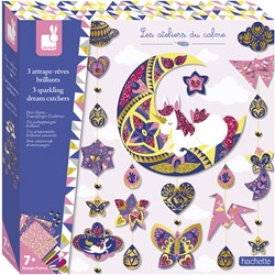 Janod Atelier - Kit creativo atrapasueños brillante para niños
