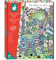 Janod Atelier - Set de pintura mágica dinosaurios manualidades para niños