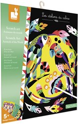 Janod Scratch Art - Set creativo Animales del Mundo para niños