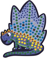 Janod set de mosaico dinosaurio - manualidad creativa para niños-3