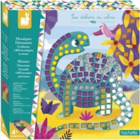 Janod set de mosaico dinosaurio - manualidad creativa para niños