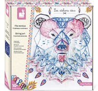 Janod set creativa animales - Juguete creativo con hilos y clavos