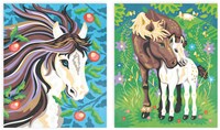 Janod pintar por números caballos - set creativo para niños-3