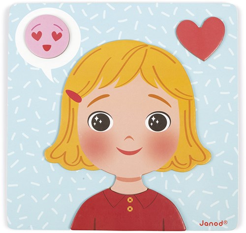 Janod juego magnético emociones - juguete educativo para niños
