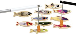 Janod juego de pesca - sardinas de madera juguete educativo niños