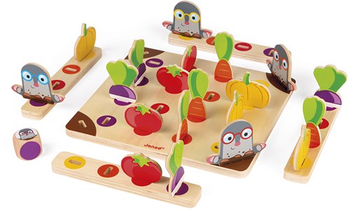 Janod juego de mesa - juego educativo para niños Garden Panic!