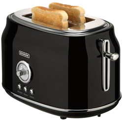 Bourgini Broodrooster retro toaster black