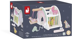 Janod Unicorn - Lavado de Unicornios - Casa de Madera con Accesorios