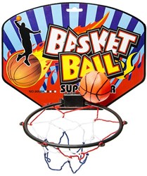 Set de baloncesto mini aro rojo para niños y oficina
