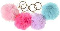 Llavero de peluche marrón - accesorio suave para niños
