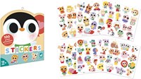 Janod stickers - Hoja con 100 pegatinas de animales bebé - Juguete creativo-3