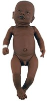 Muñeco bebé niño Liam 52 cm muñeca vinilo color piel juguete