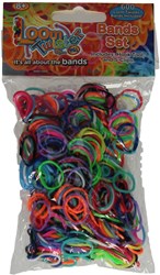 Glow in the Dark loombands set 600 piezas hacer pulseras blanco