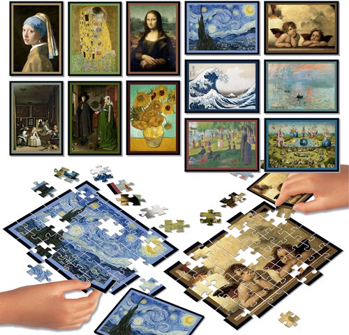 Educa puzzle Battle Art 42 piezas - juguete de cartón colorido-2