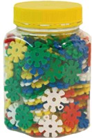 Eduplay juguete de construcción sticking flowers set de flores coloridas