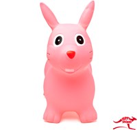 Hippy Skippy animal saltarín conejo rosa - pelota saltarina para niños