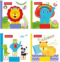 Fisher-Price libro de cartón sonidos de animales - libro educativo para bebés