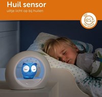 Zazu luz nocturna Lou búho azul - Lámpara LED infantil con sensor de sonido-2