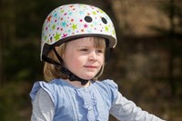 Coconuts casco infantil casco bicicleta morado ajustable con estrellas Twinkle stars-3