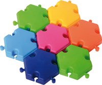 Eduplay set de bloques de construcción - Bloques octagonales - 96 piezas - juguete colorido