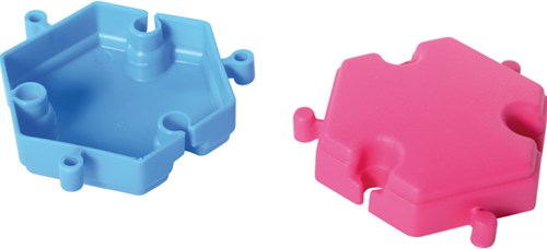 Eduplay set de bloques de construcción - Bloques octagonales - 96 piezas - juguete colorido-3