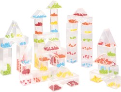 Eduplay bloques de construcción - set de bloques de perlas coloridas 50 piezas - juguete educativo