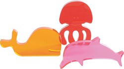 Eduplay set de animales marinos acrílicos - juguetes submarinos coloridos