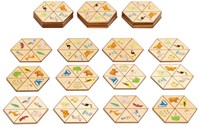 Eduplay juguete educativo Hexagon nature cartón multicolor